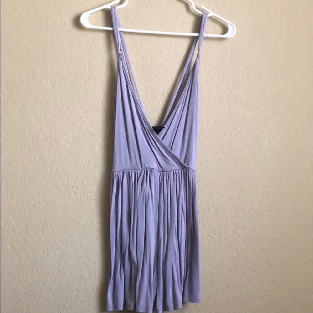 Lavender short romper
